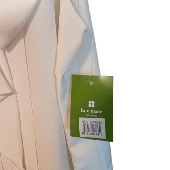 NWT Kate Spade 100% Silk Lucinda Cream Sleeveless Blouse Top Size L - Picture 3 of 12